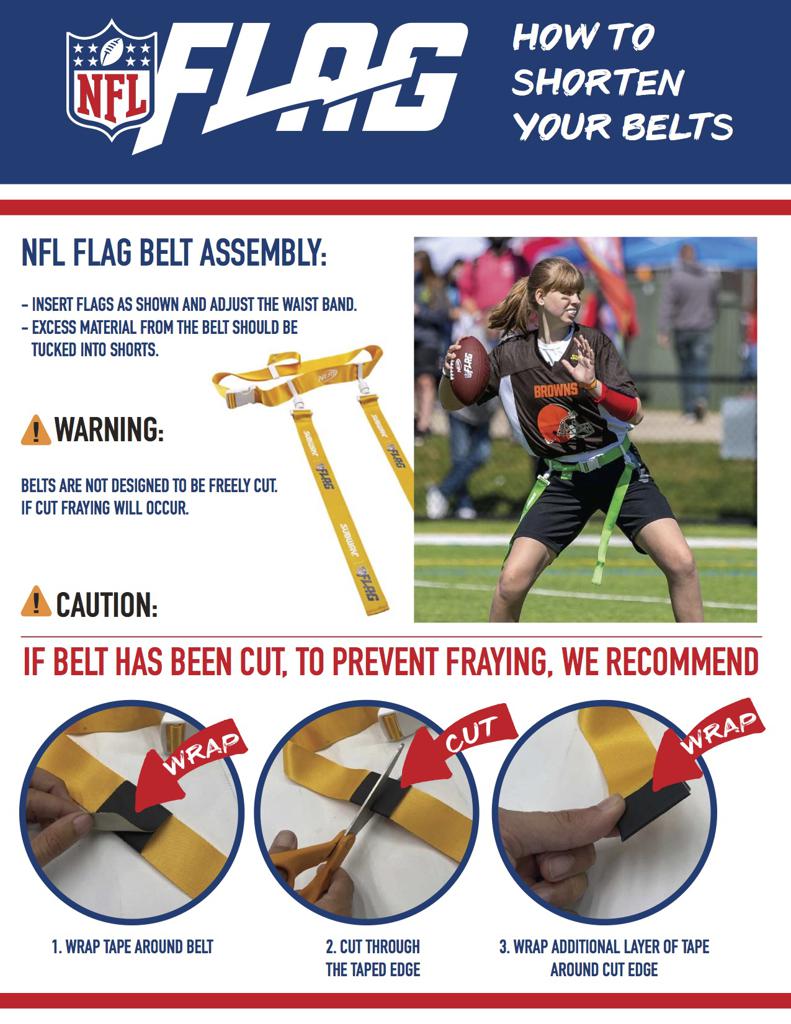 Resources - Core 5 Flag Football NFL FLAG How to fit NFL FLAG belt. Core 5  7v7 & 6v6.